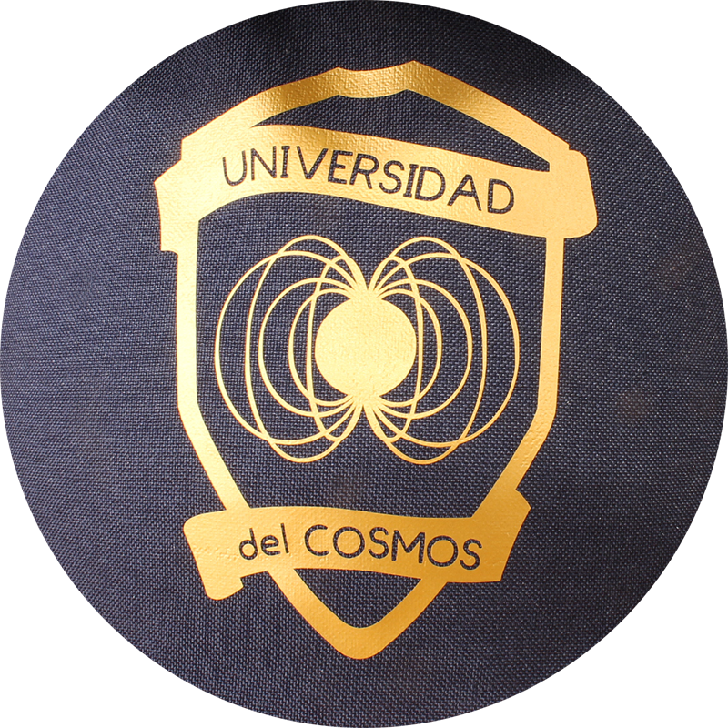 estampado de insignia dorada